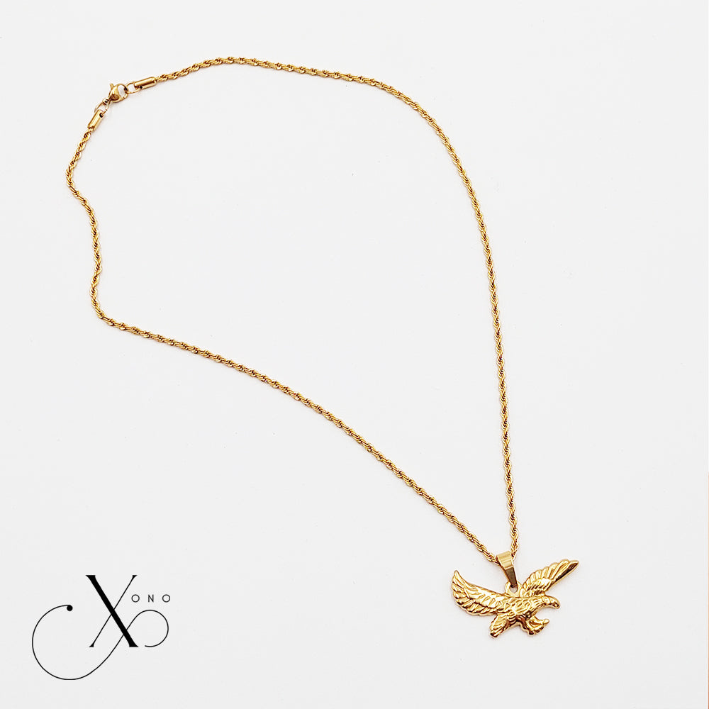 Gold Eagle Necklace