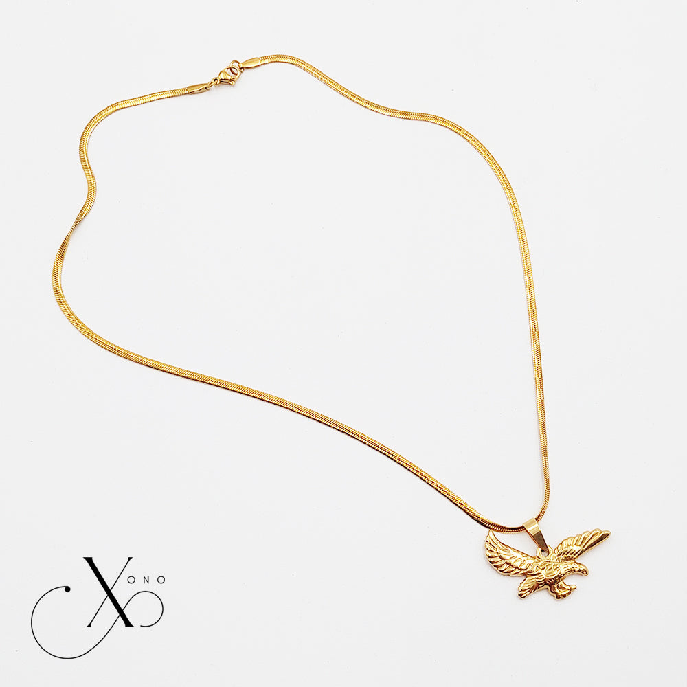 Gold Eagle Necklace