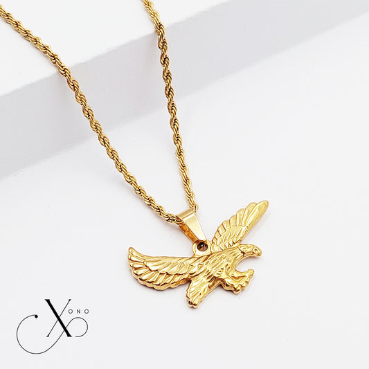 Gold Eagle Necklace