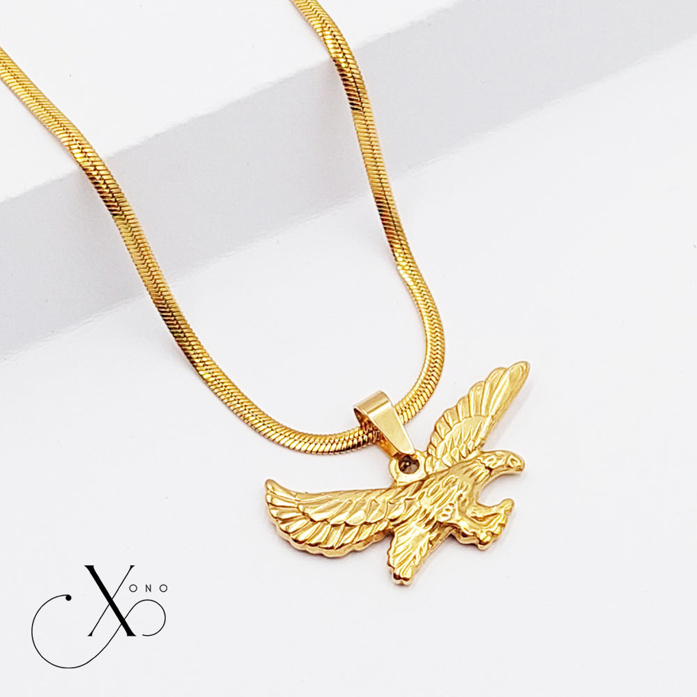 Gold Eagle Necklace