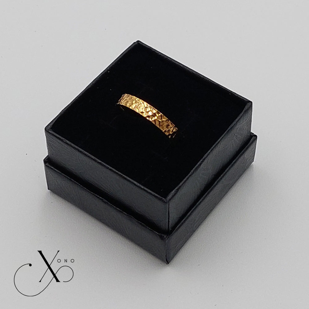 Textured Golden Ring