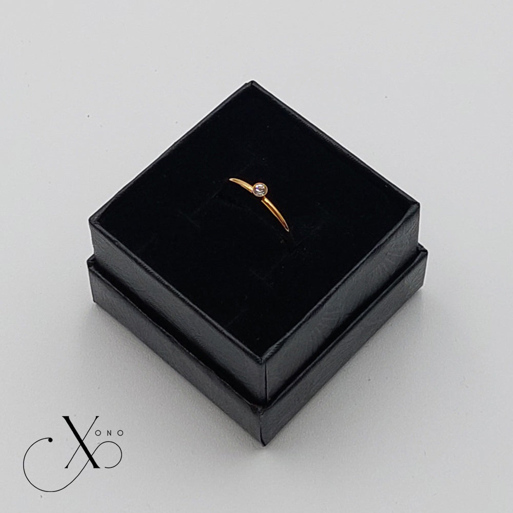 Minimalist Diamond Ring