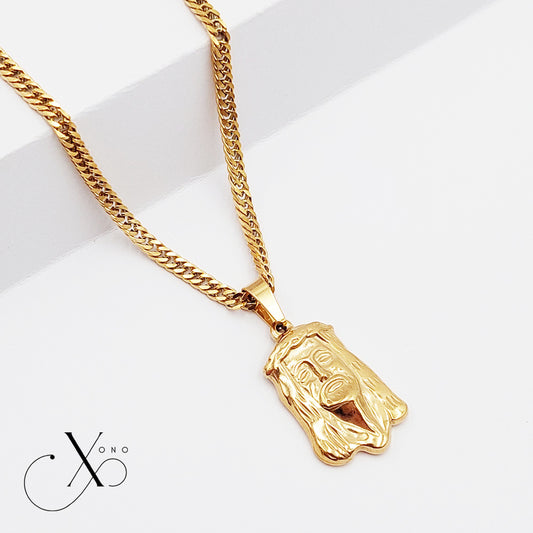 Jesus Face Necklace