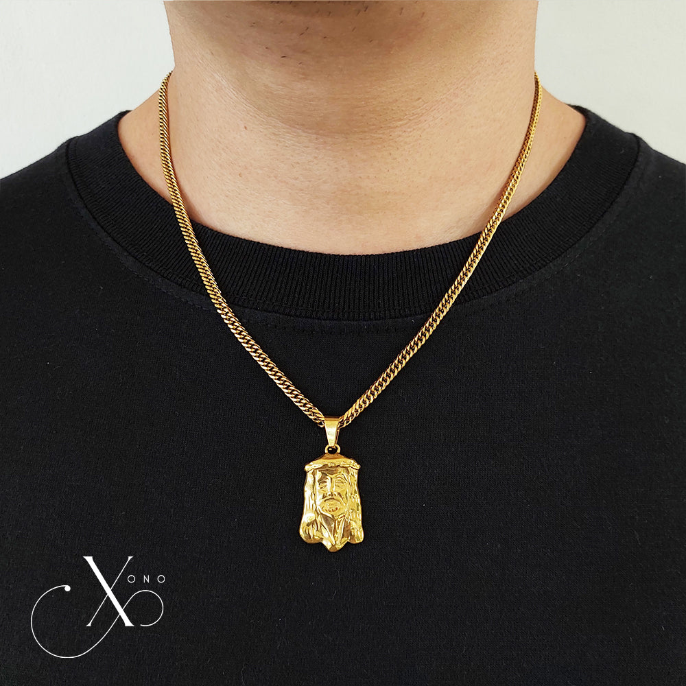 Jesus Face Necklace