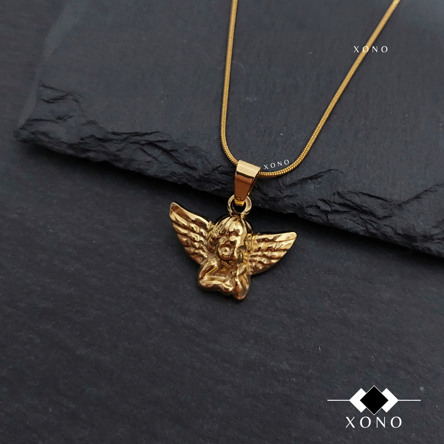 Gold Angel Necklace