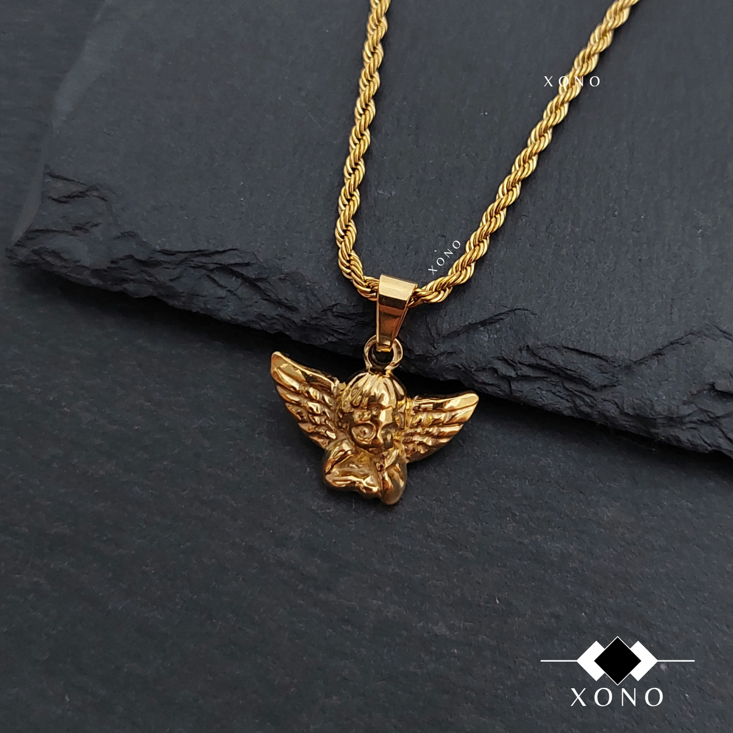 Gold Angel Necklace