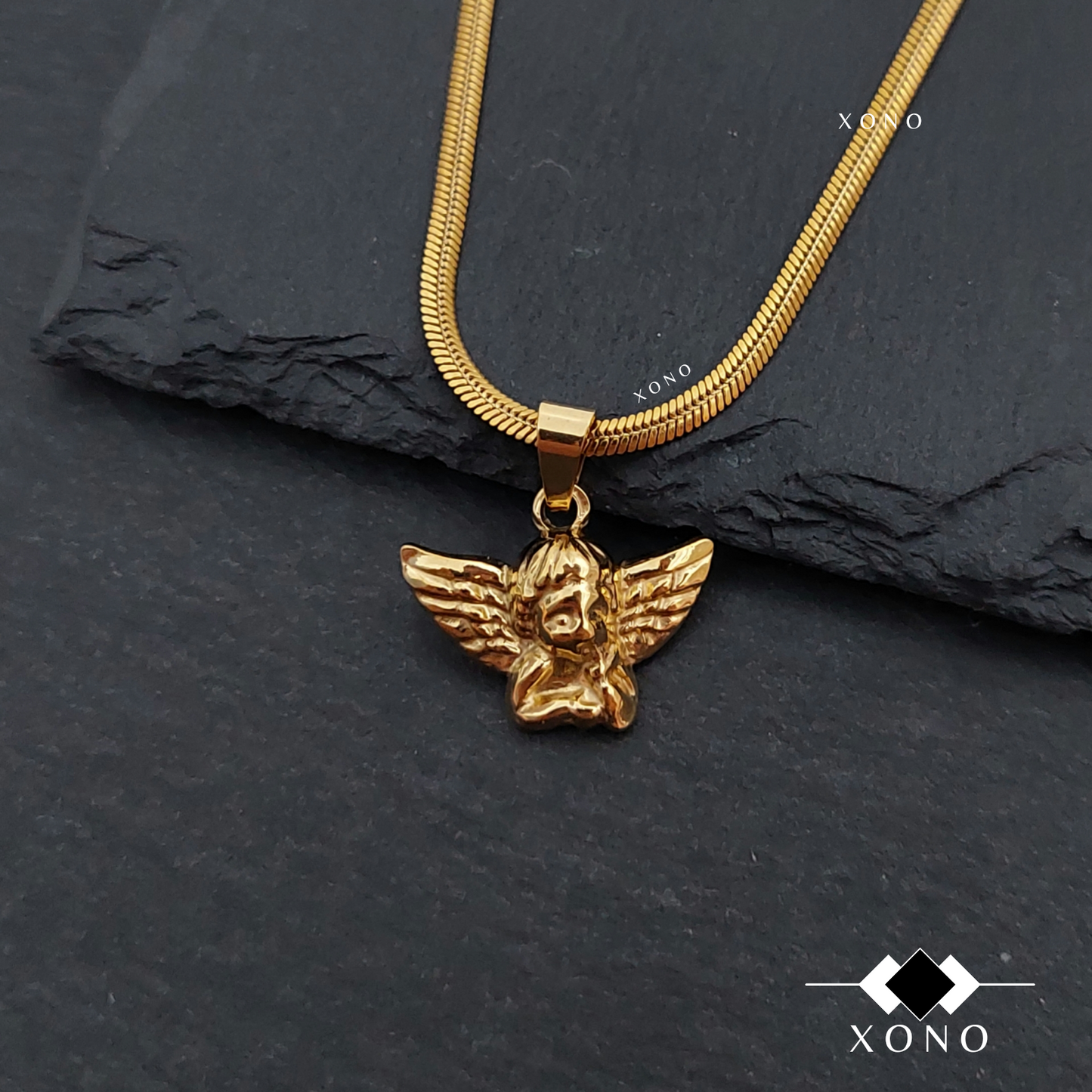 Gold Angel Necklace