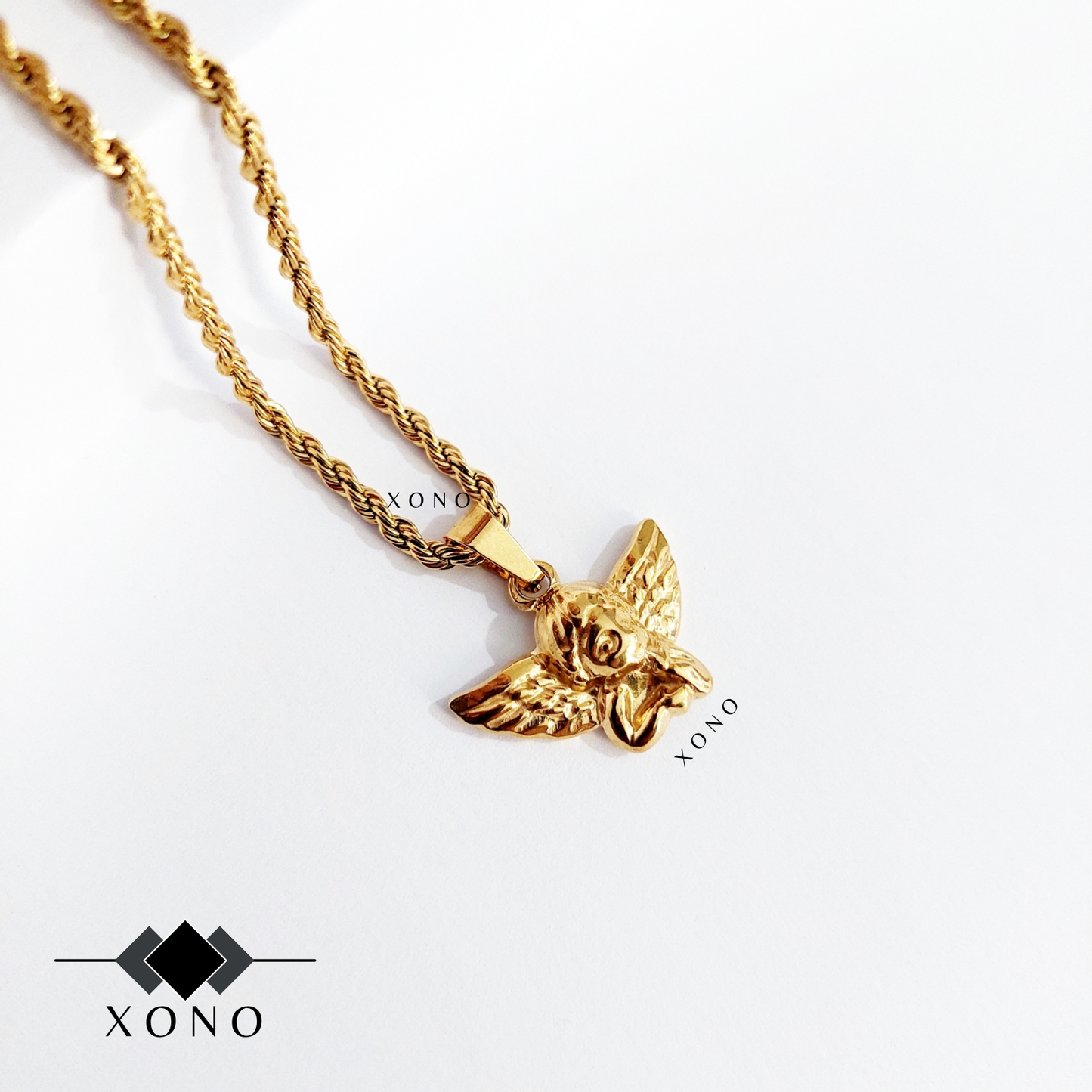 Gold Angel Necklace