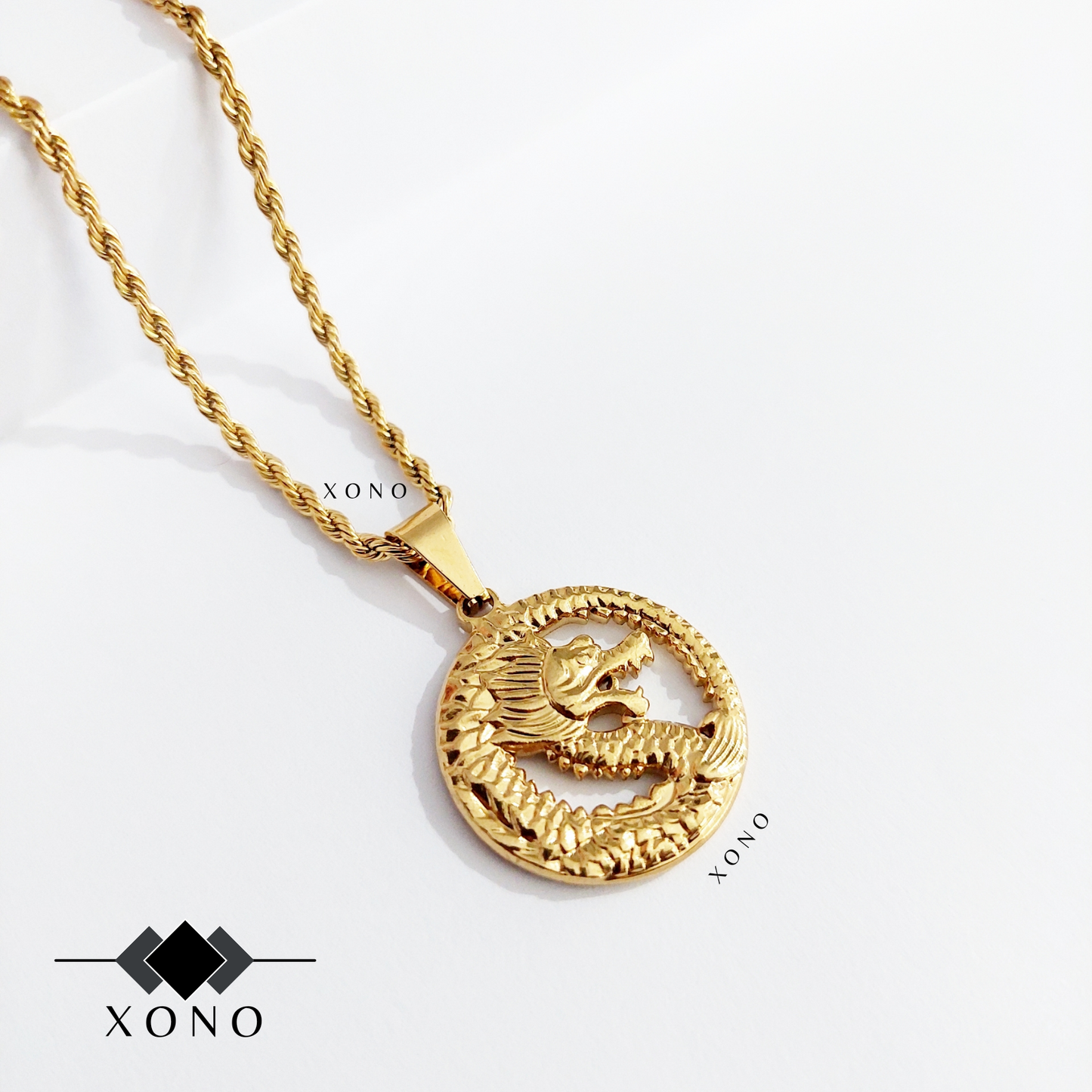 Golden Dragon Necklace