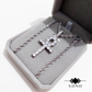Premium Silver Iced Ankh Necklace