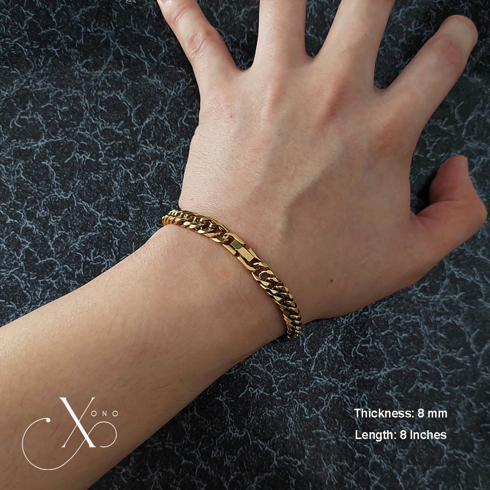 Japan Cut Bracelet with Clip Lock
