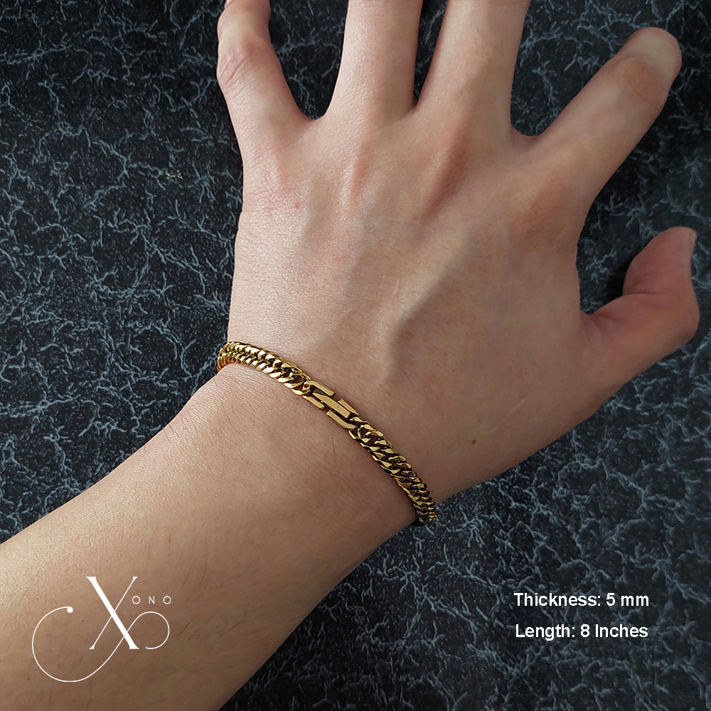 Japan Cut Bracelet with Clip Lock