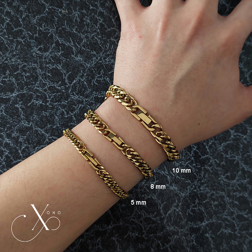 Japan Cut Bracelet with Clip Lock