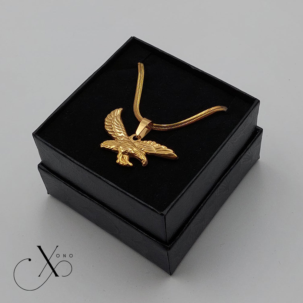 Gold Eagle Necklace