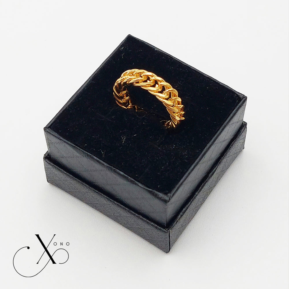 Gold Cuban Ring