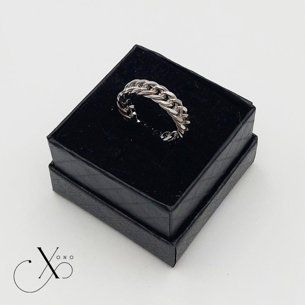 Silver Cuban Ring