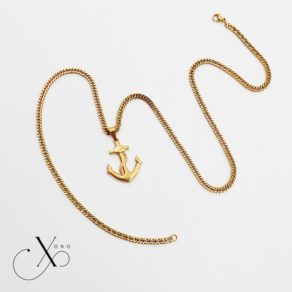 Sea Anchor Necklace (Big)