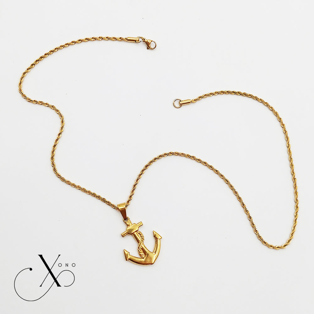 Sea Anchor Necklace (Big)