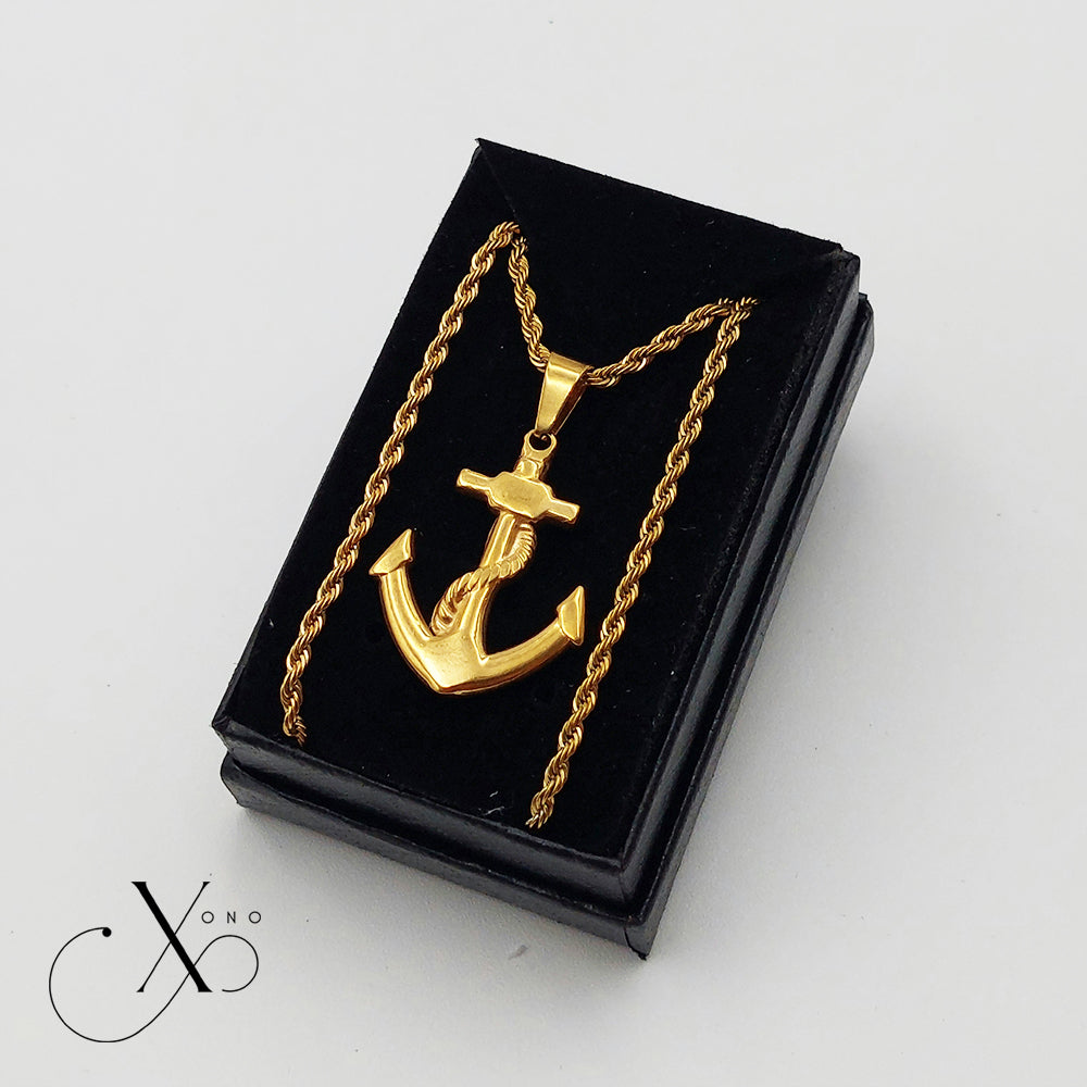 Sea Anchor Necklace (Big)