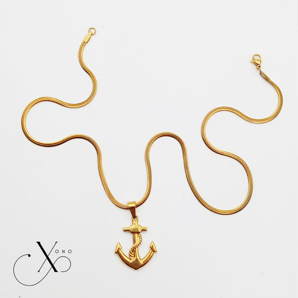 Sea Anchor Necklace (Big)