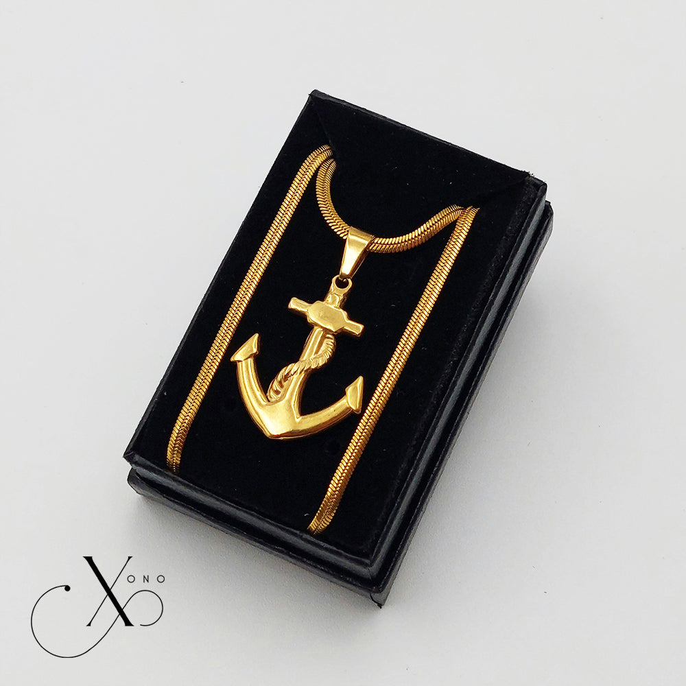 Sea Anchor Necklace (Big)