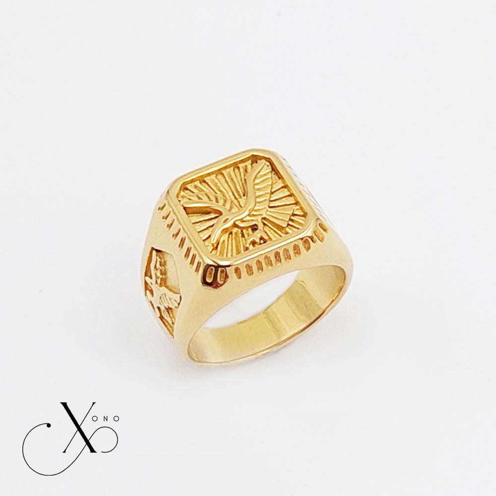 Gold Eagle Ring