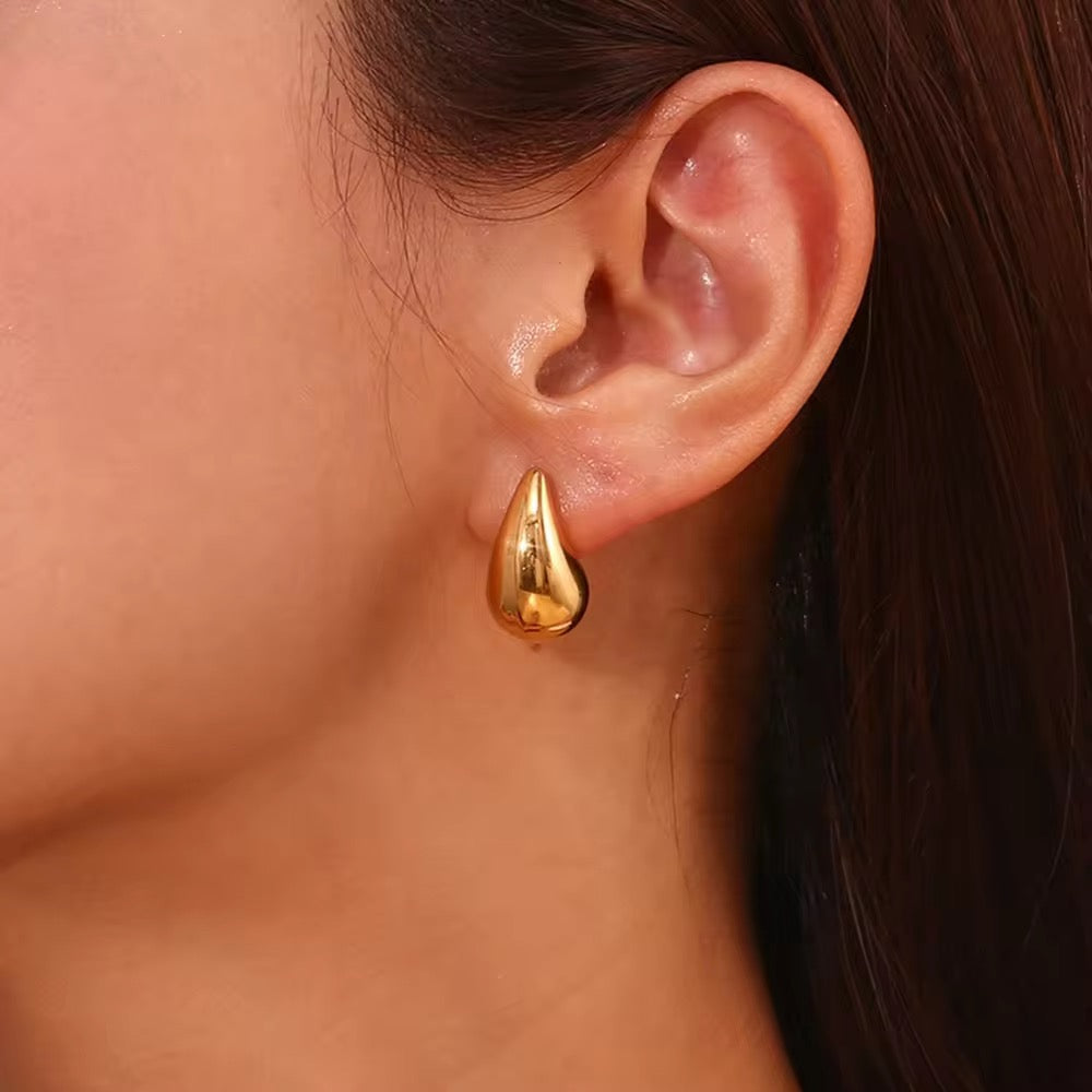Chunky Teardrop Earrings