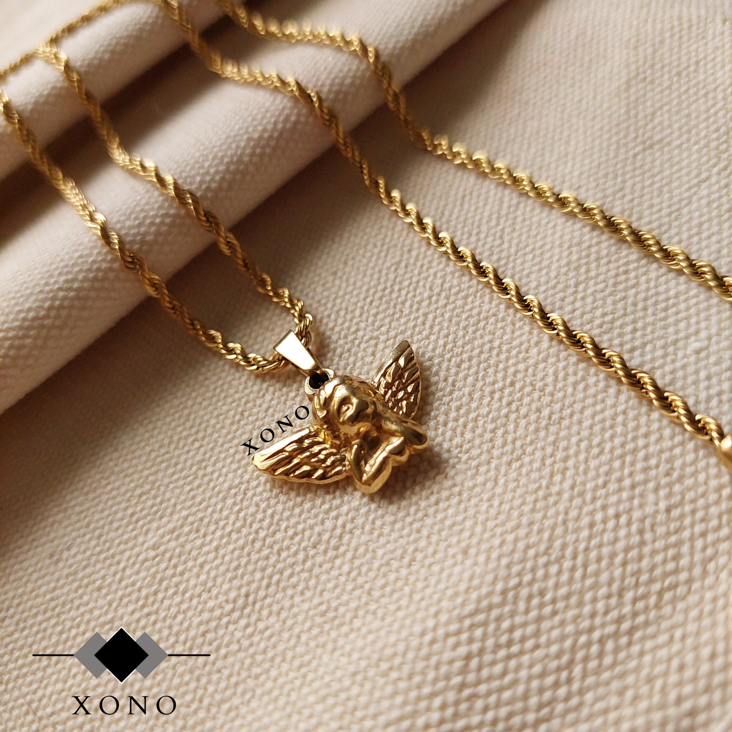 Gold Angel Necklace