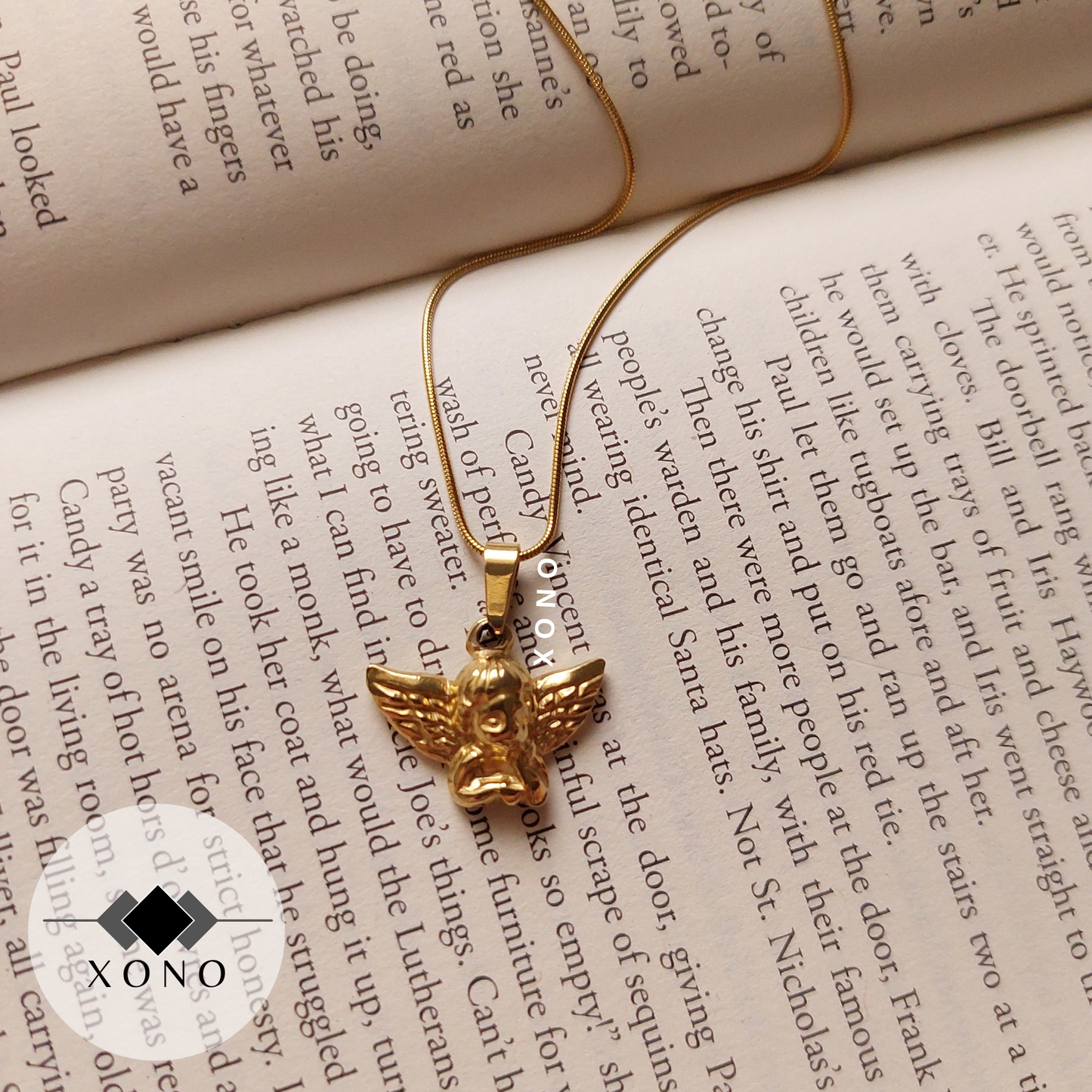 Gold Angel Necklace