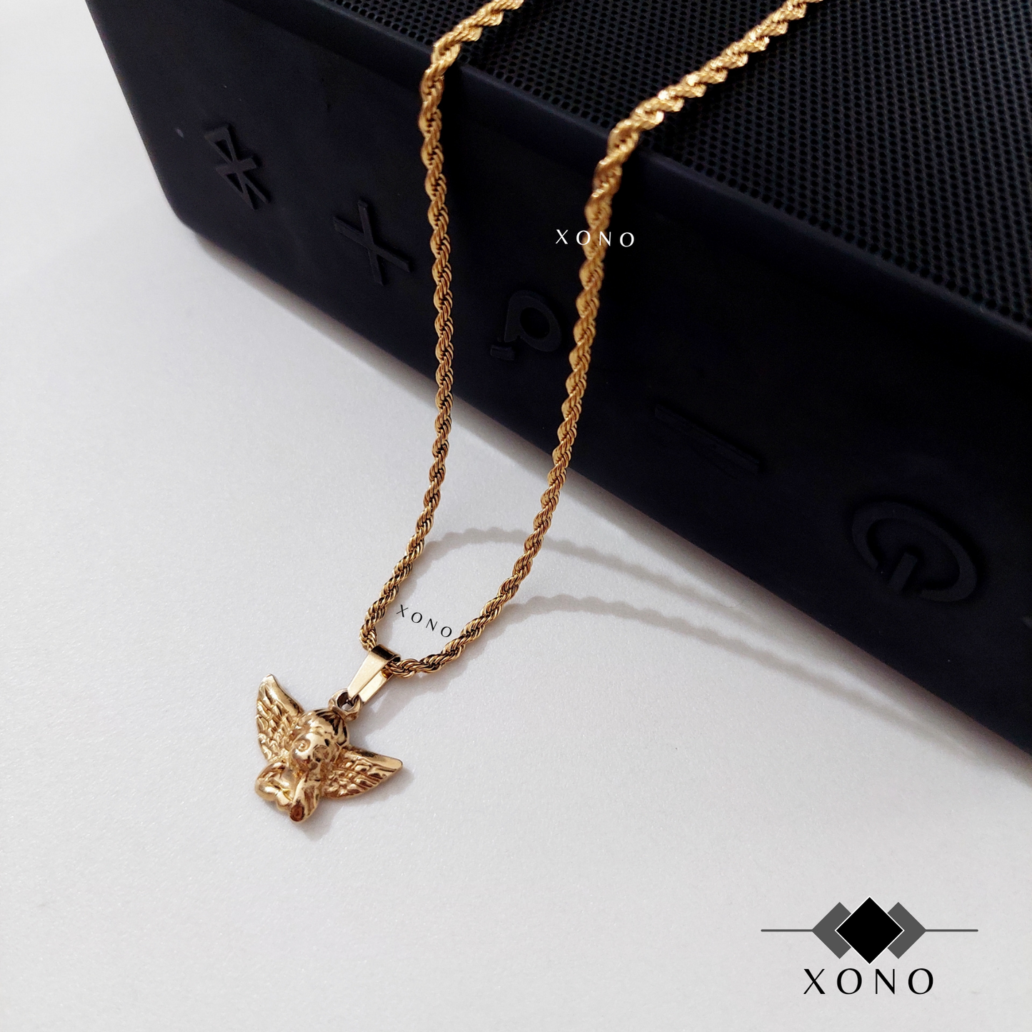Gold Angel Necklace