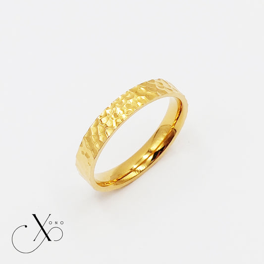 Textured Golden Ring