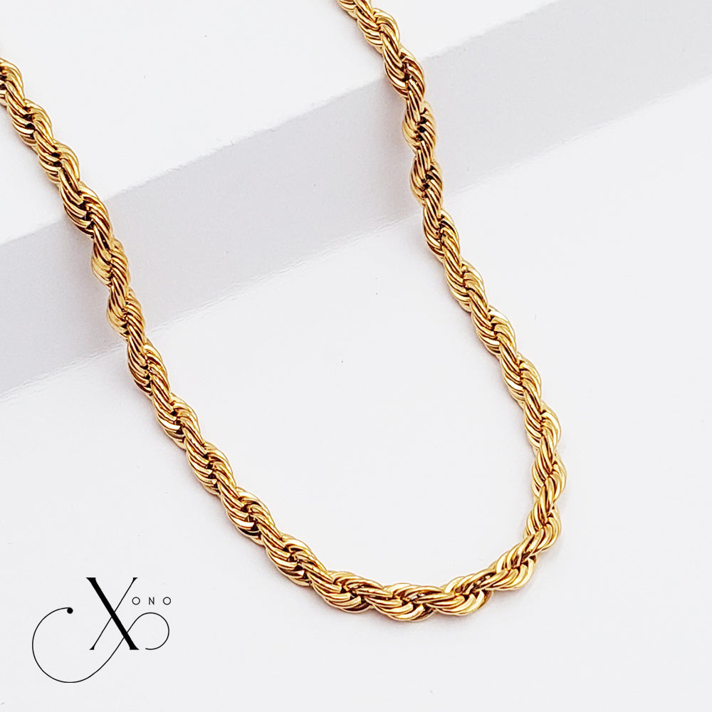 Rope Necklace & Bracelet Set