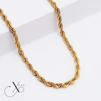 Rope Necklace & Bracelet Set