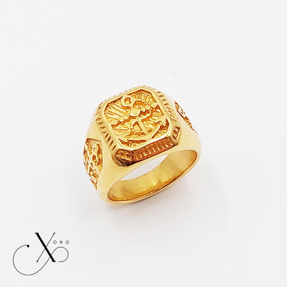 Gold Anchor Ring