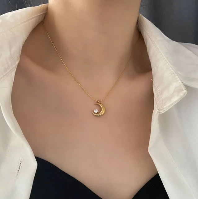 Moon Crystal Necklace