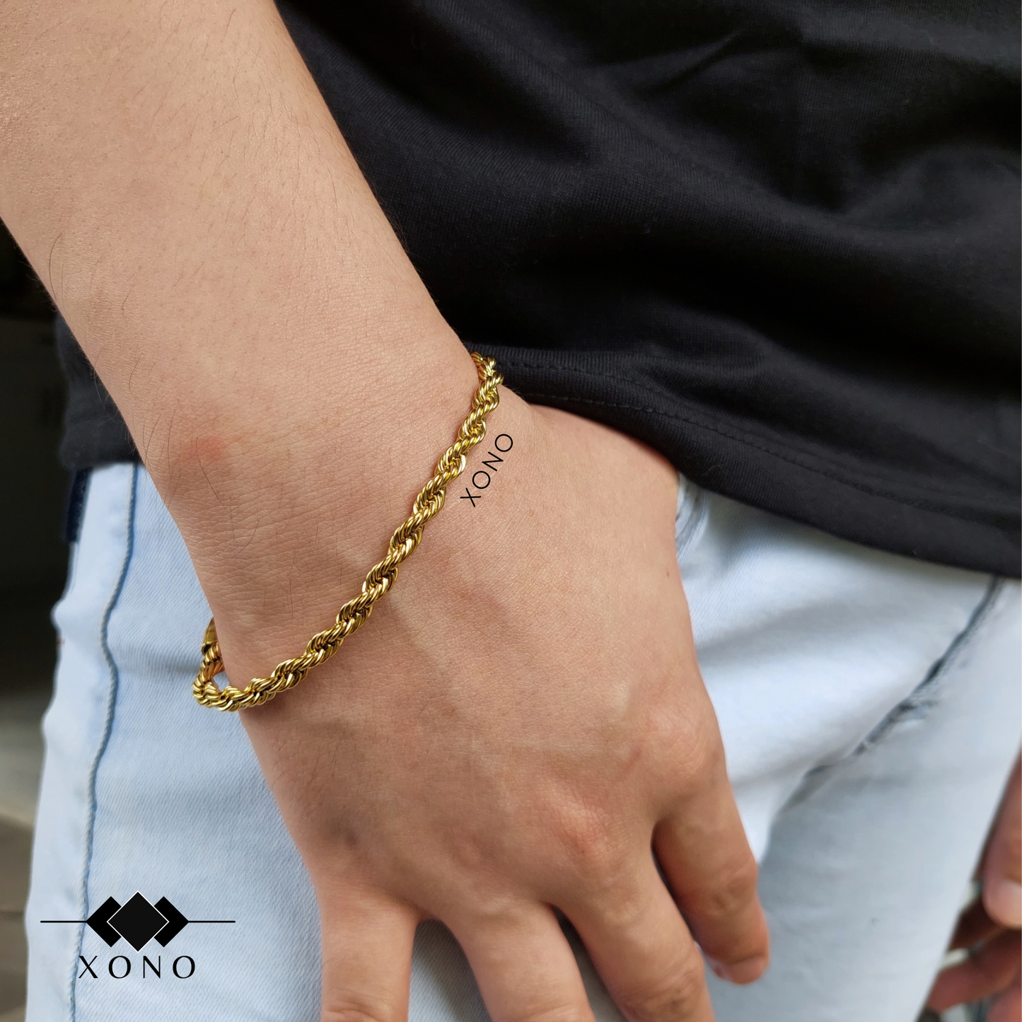 Rope Necklace & Bracelet Set