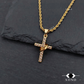 Eternity Iced Cross Necklace