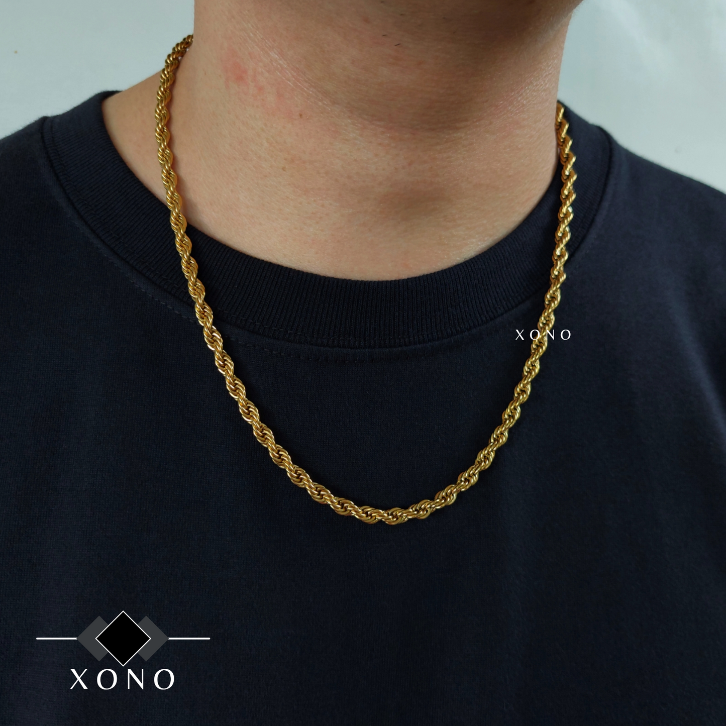 Rope Necklace & Bracelet Set
