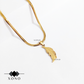 Gold Feather Necklace