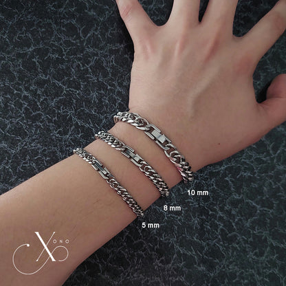 Japan Cut Bracelet with Clip Lock