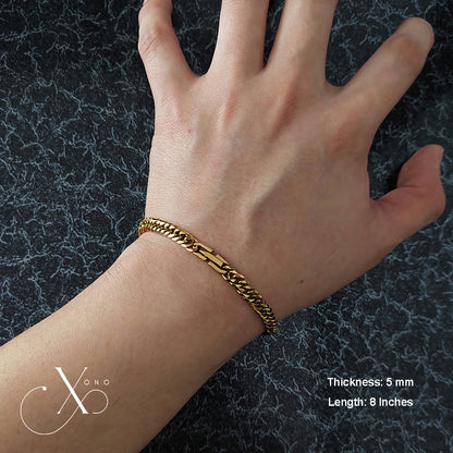 Japan Cut Bracelet with Clip Lock