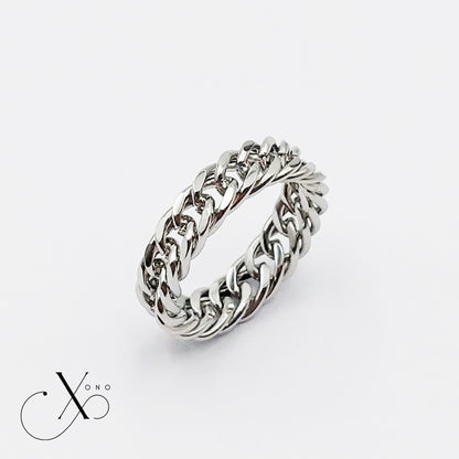 Silver Cuban Ring