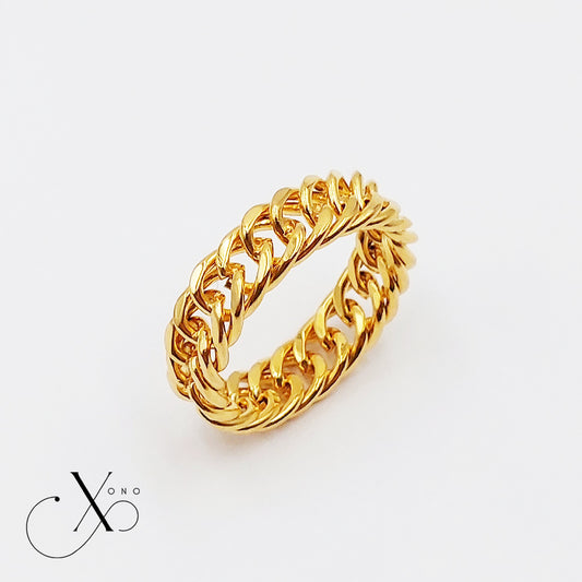 Gold Cuban Ring