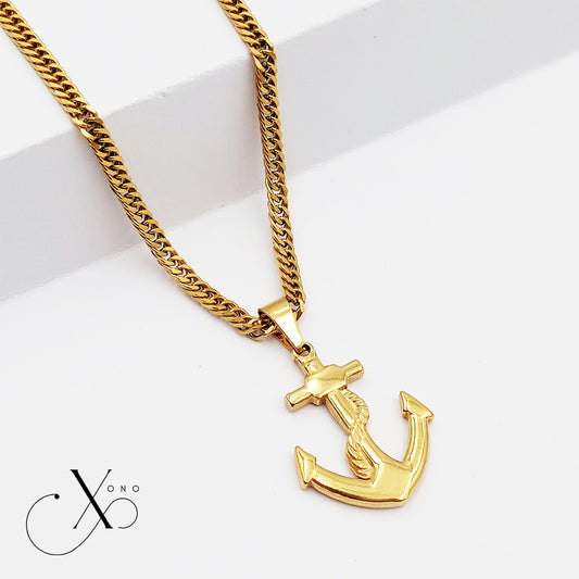 Sea Anchor Necklace (Big)