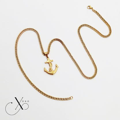 Sea Anchor Necklace (Big)
