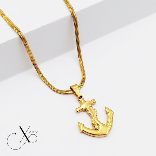 Sea Anchor Necklace (Big)