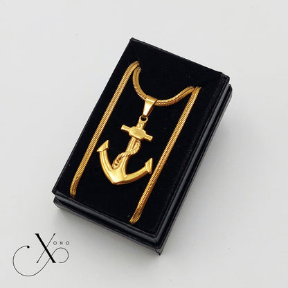 Sea Anchor Necklace (Big)