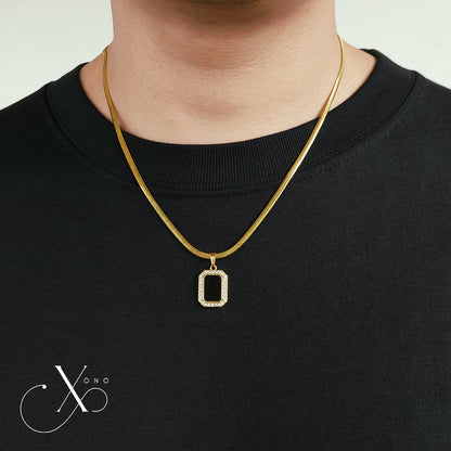 Iced Black Onyx Necklace