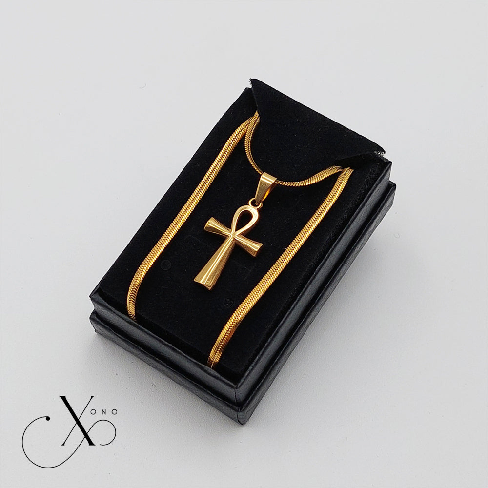 Gold Ankh Necklace