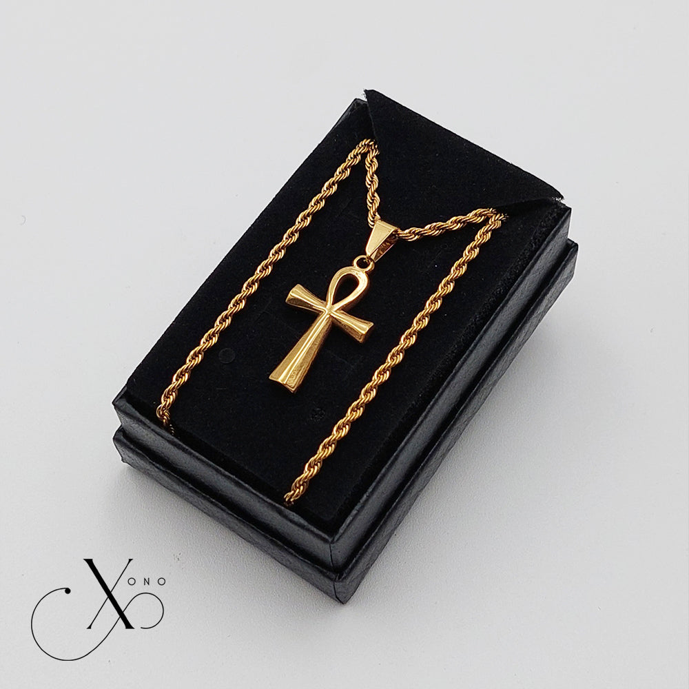 Gold Ankh Necklace